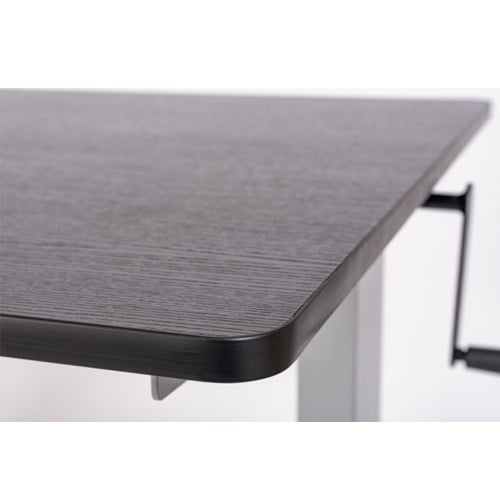 Luxor 60" Black Oak High-Speed Crank Adjustable Stand Up Desk - STANDCF60-AG/BO