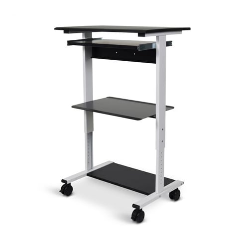 Luxor Three-shelf Adjustable Stand Up Workstation - STAND-WS30