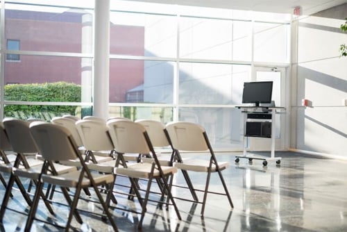 Luxor Three-shelf Adjustable Stand Up Workstation - STAND-WS30