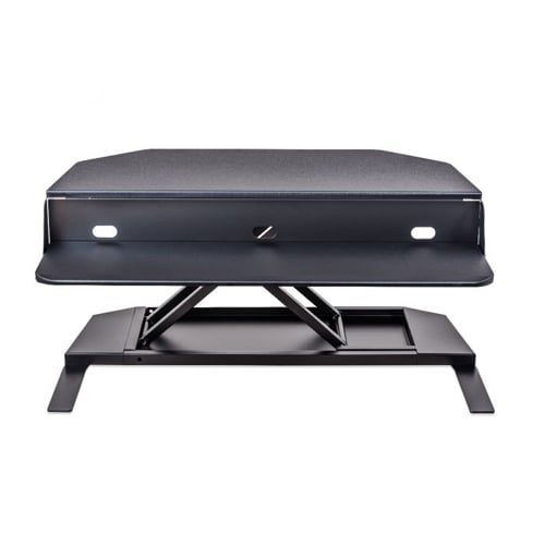 Luxor Level Up Corner Pro ��� Standing Desk Converter (Black)