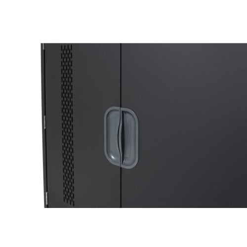 Luxor LLTS32-B Black 32 Chromebook/Laptop/Tablet Smart Charging Cart