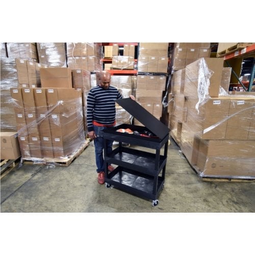 Luxor Locking Toolbox for EC Series Tub Carts - EC-TOOLBOX-T