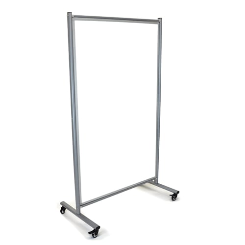 Luxor MD4072W Reversible Mobile Magnetic Whiteboard Room Divider
