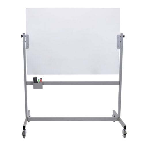 Luxor MGB4834 48" x 34" Mobile Glass Marker Board (Discontinued)