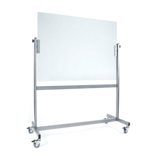 Luxor MGB4834 48" x 34" Mobile Glass Marker Board (Discontinued)