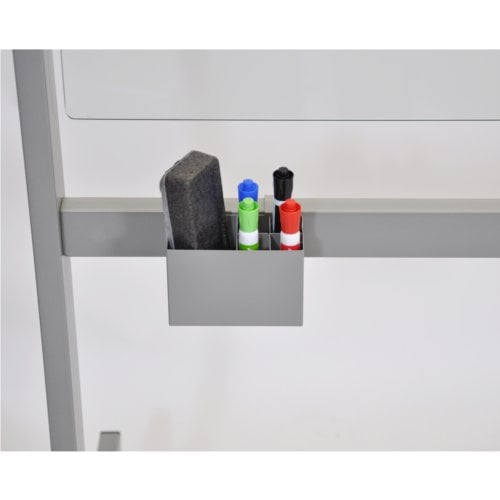Luxor MGB4834 48" x 34" Mobile Glass Marker Board (Discontinued)