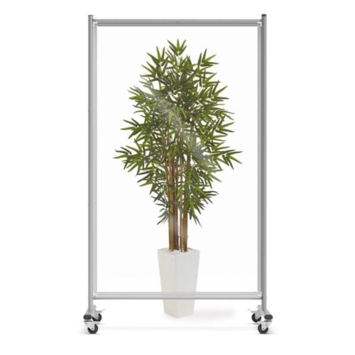 Luxor Mobile Clear Acrylic Room Divider / Sneeze Guard