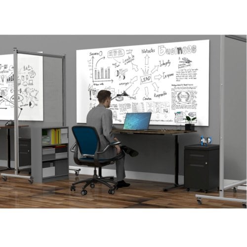 Luxor Mobile Clear Acrylic Room Divider / Sneeze Guard