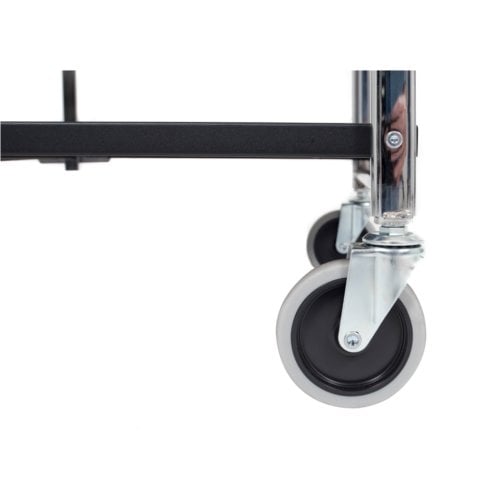 Luxor MSCC-3 Three-Shelf Collapsible Metal Cart
