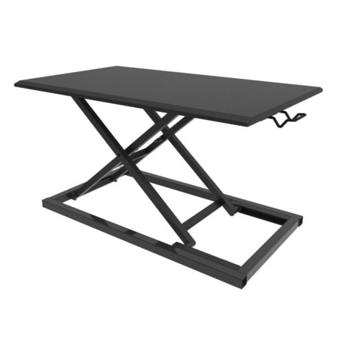 Luxor Pneumatic Black Standing Desk Converter - CVTR32-BK