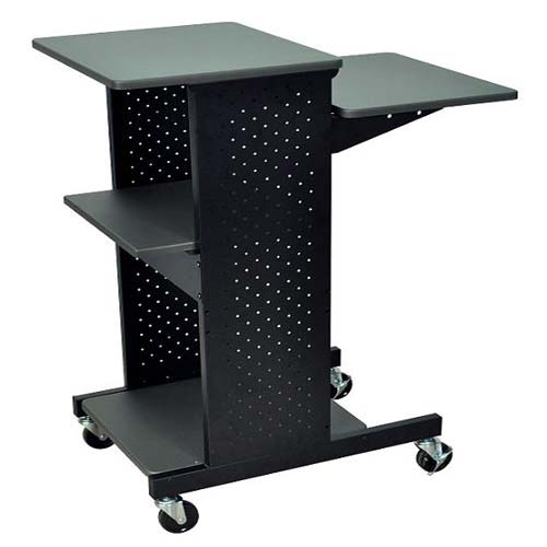 Luxor PS4000 Gray Presentation Workstation with Steel Frame
