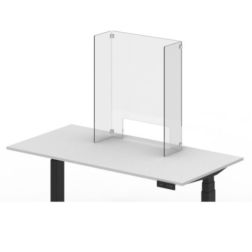 Luxor RECLAIM Clear Acrylic Freestanding Counter Sneeze Guards