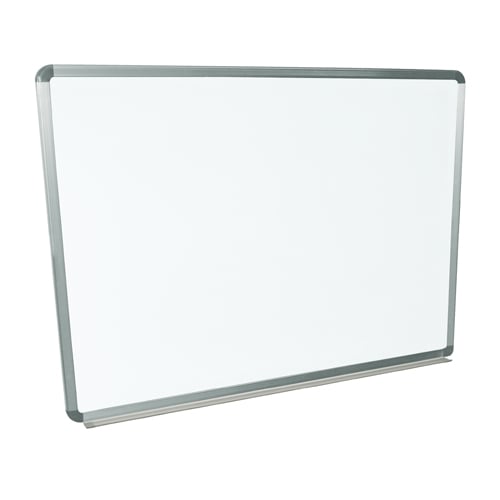 Luxor Porcelain Magnetic 48" X 36" Wall-Mounted Whiteboard