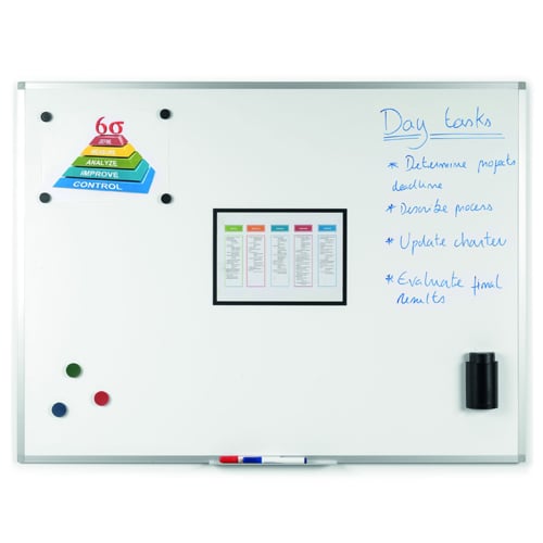 MasterVision Ayda 36" x 48" Magnetic Steel Dry-Erase Board - MA05759214