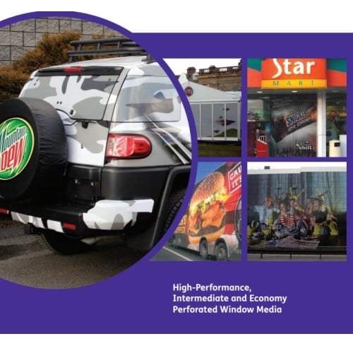 IMAGin WindowVIEW 6mil 60/40 Perforated 54" x 164' One-Way Visibility Film