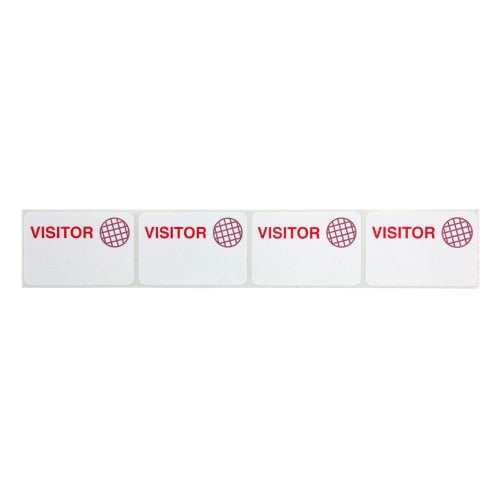 Manual Adhesive Expiring TIMEspot Badge - Visitor - 1000pk - Clearance Sale