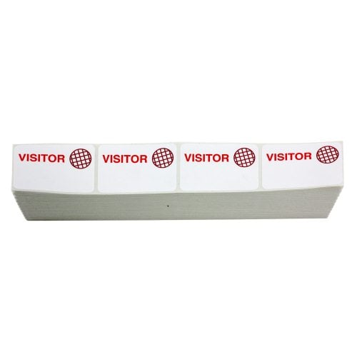 Manual Adhesive Expiring TIMEspot Badge - Visitor - 1000pk - Clearance Sale