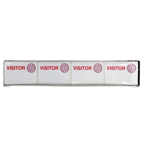 Manual Adhesive Expiring TIMEspot Badge - Visitor - 1000pk - Clearance Sale