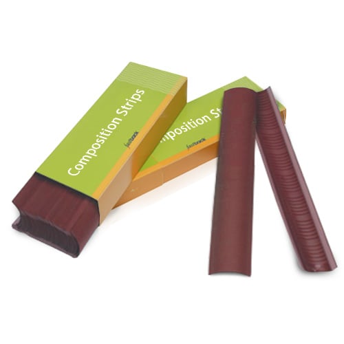 Maroon 11" Wide Powis Parker Fastback Composition Strips (300/Case) - 56WFBCOMPMAR