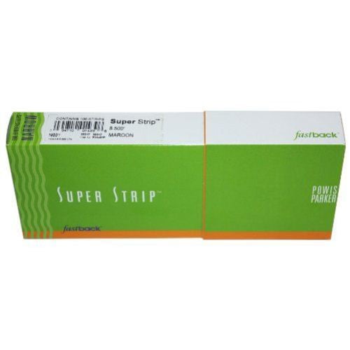 Maroon 8.5" Narrow Powis Parker Fastback Super Strips - N031