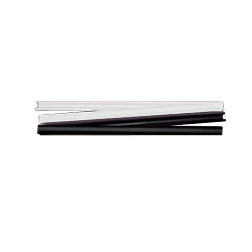MasterBind 7mm White 8.5" Simple Painted Channels - 25/BX