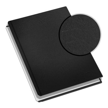 MasterBind Black 11" x 8.5" Portrait Mundial Hard Covers - 20 Covers / Pack