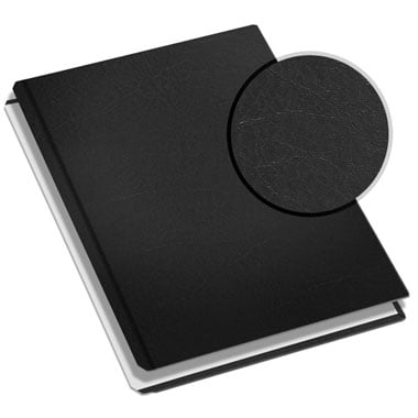 MasterBind Black 11" x 9" Mundial Hard Covers with Tabs - 20 Covers / Pack