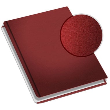 MasterBind Burgundy 11" x 9" Premium Leather Hard Covers w/Tabs- 20 Covers / Pack