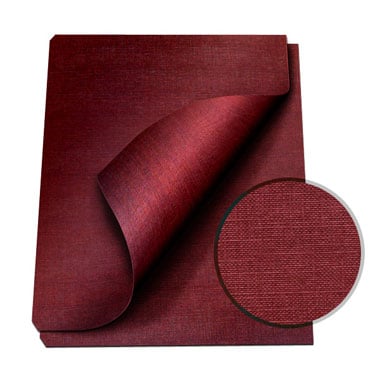 MasterBind Maroon 8.5 x 11" Linen Soft Covers - 100pk