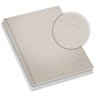 MasterBind White 11" x 9" Mundial Hard Covers with Tabs - 20/PK (Discontinued)