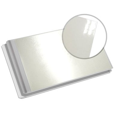 MasterBind White 8.5x11.5 Pouch Landscape Front Covers w/Tabs - 20/BX