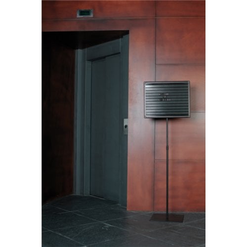 MasterVision Magnetic Black Letterboard Stands (Adjustable Height) with Aluminum Frame
