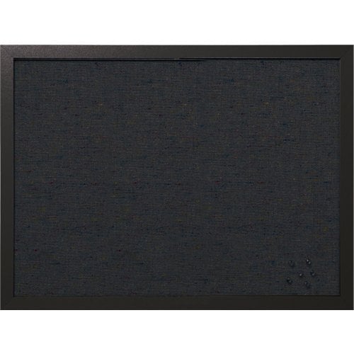 MasterVision 18" x 24" Gray Fabric Bulletin Board with Black Frame
