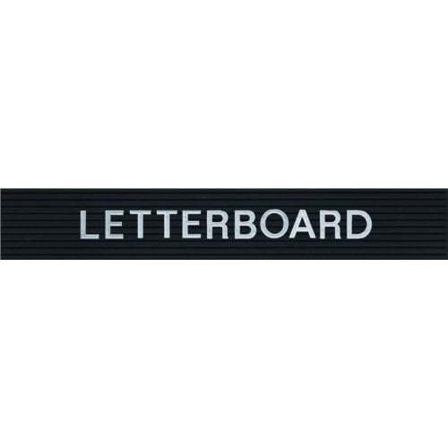 MasterVision 18" x 24" Black Letterboard Stand with Black Aluminum Frame
