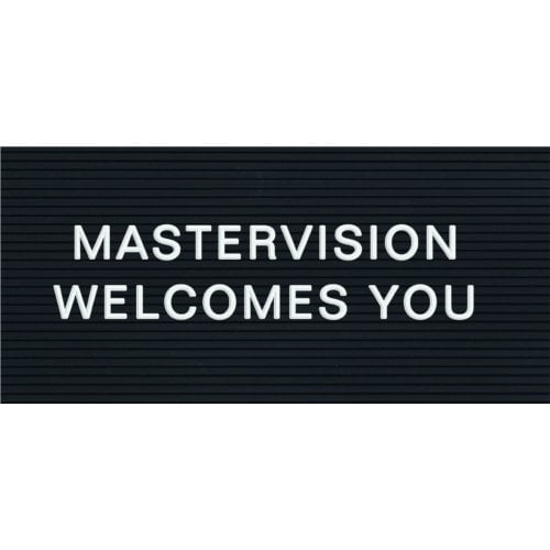 MasterVision 18" x 24" In-Out Magnetic Dry Erase Planner/Letterboard with Aluminum Frame