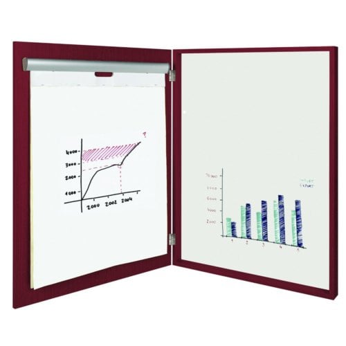 MasterVision 2-in-1 Cherry 39" x 31" Conference Room Cabinet (1-Door)