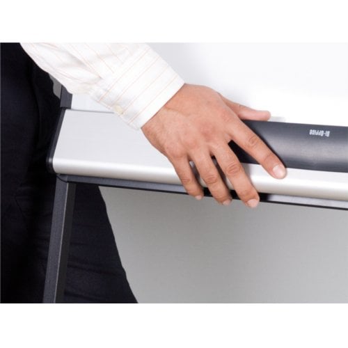 MasterVision 27.5" x 39" Mobile Presentation Easel (Magnetic Gold Ultra Dry-Erase Lacquered Steel)