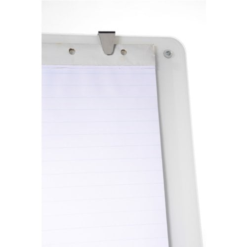 MasterVision 29.7 x 41.9" Heavy-Duty Magnetic Glass Mobile Easel (5-Star Base)