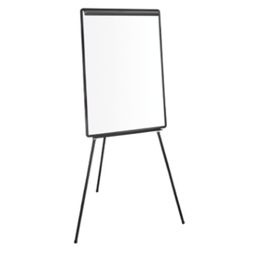 MasterVision 29" x 41" Economic Tripod Presentation Easel (Silver Easy Clean Dry-Erase)