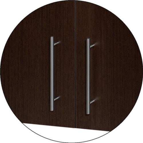 MasterVision 3-in-1 Ebony 4' x 4' Conference Room Cabinet (2-Door)