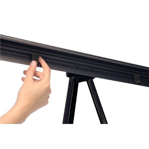 MasterVision 3-Leg Lightweight Black Telescoping Display Easel (Adjustable Height 34" -63")
