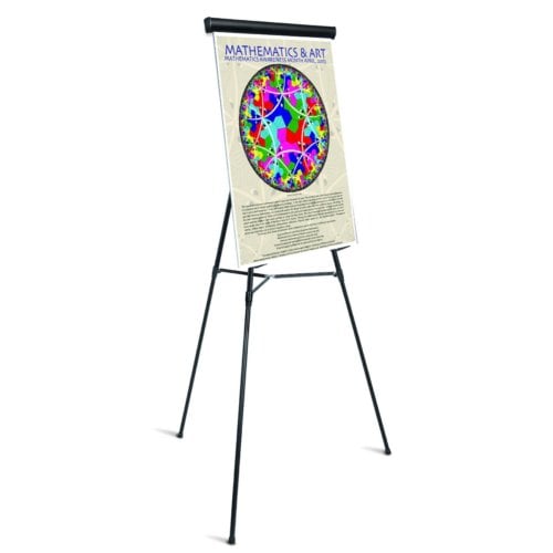 MasterVision 3-Leg Lightweight Telescoping Display Easel (Adjustable Height 34" -63")