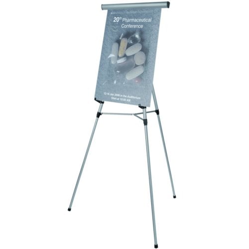 MasterVision 3-Leg Lightweight Telescoping Display Easel (Adjustable Height 34" -63")
