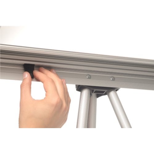 MasterVision 3-Leg Lightweight Silver Telescoping Display Easel (Adjustable Height 34" -63")