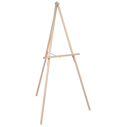 MasterVision 3-Leg Natural Wood Lightweight Display Easel - FLX06203MV