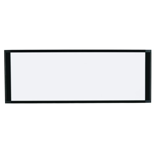 MasterVision Cubicle Magnetic Gold Ultra Whiteboard with Black Aluminum Frame