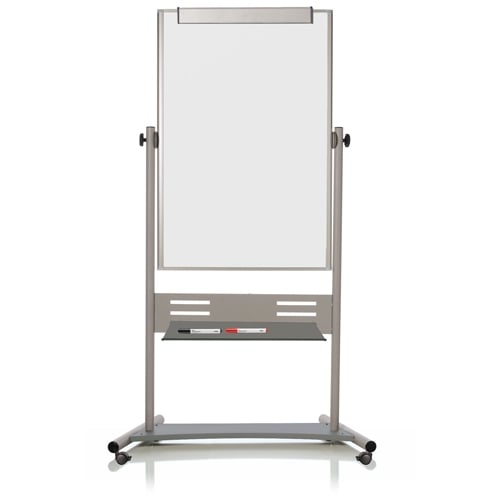 MasterVision 72" x 48" Heavy-Duty Magnetic Steel Reversible Mobile Easel