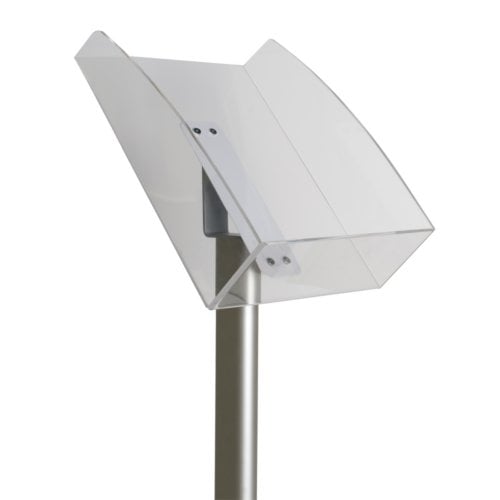 MasterVision Acrylic/Aluminum 55" Literature Holder Stand