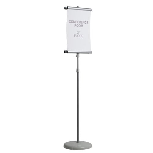 MasterVision Adjustable Clip Double-Sided Sign Stand