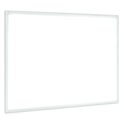 MasterVision Anti-Microbial Magnetic Steel Whiteboards with White Aluminum Frame